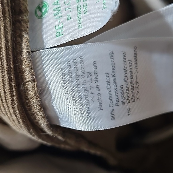 J. Crew‎ Corduroy Jeans Size 35x32 - Picture 4 of 5